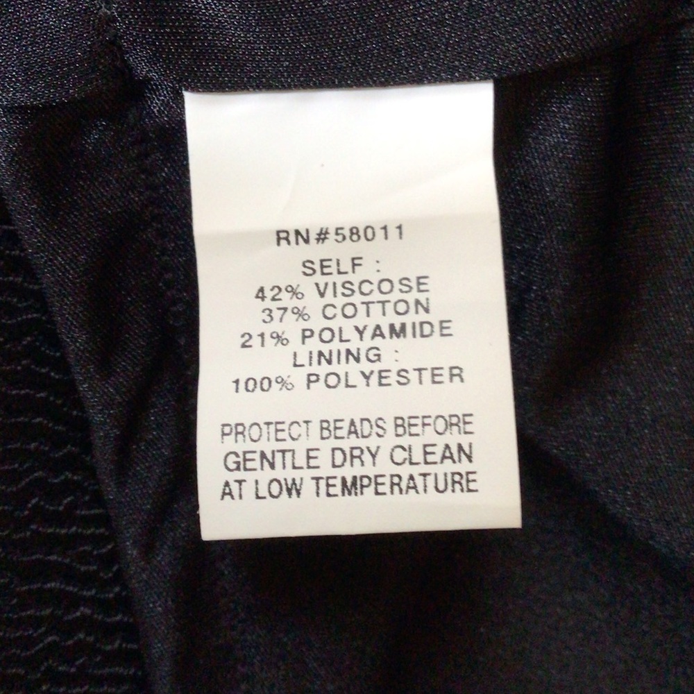 DAVID MEISTER BLACK COCKTAIL DRESS SIZE 6 - Picture 4 of 8